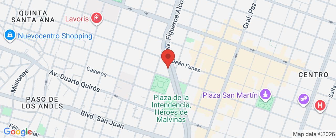 Mapa de la ubicación
