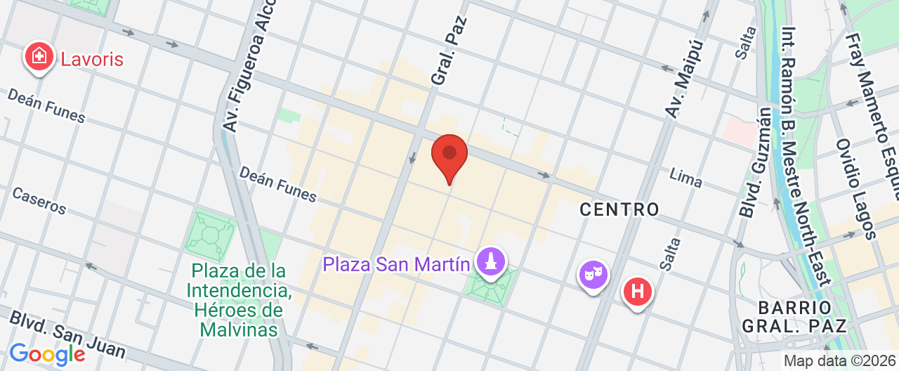 Mapa de la ubicación