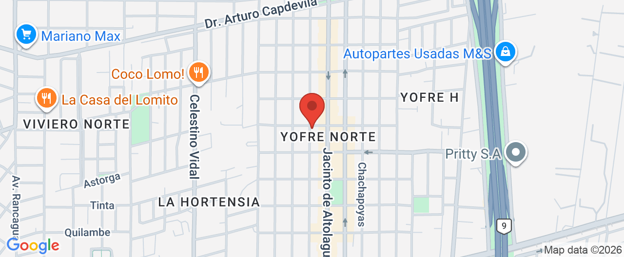 Mapa de la ubicación