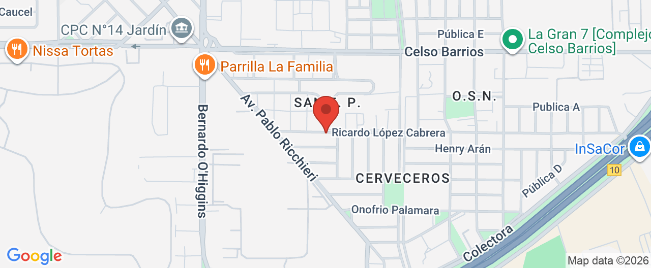 Mapa de la ubicación