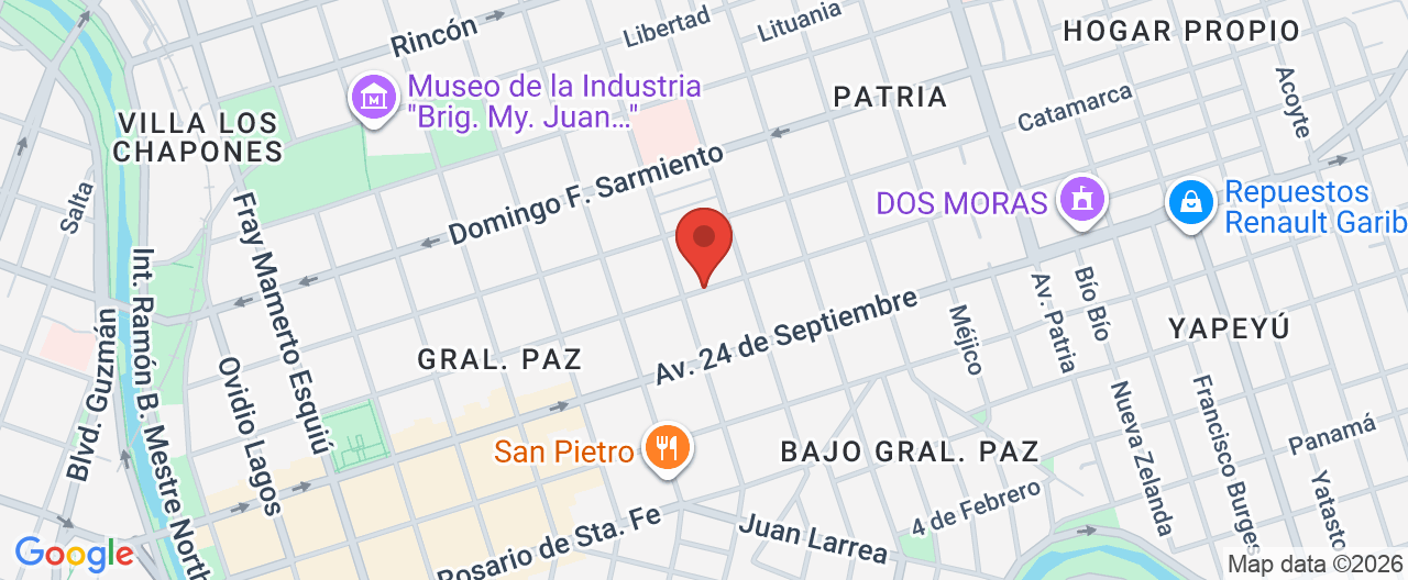 Mapa de la ubicación