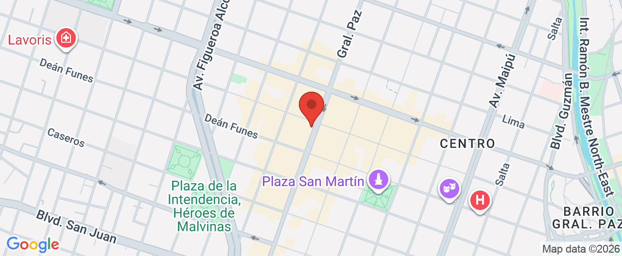 Mapa de la ubicación