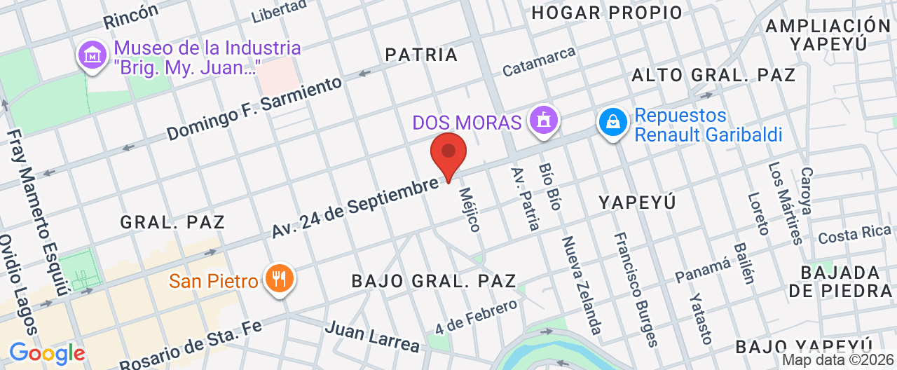 Mapa de la ubicación
