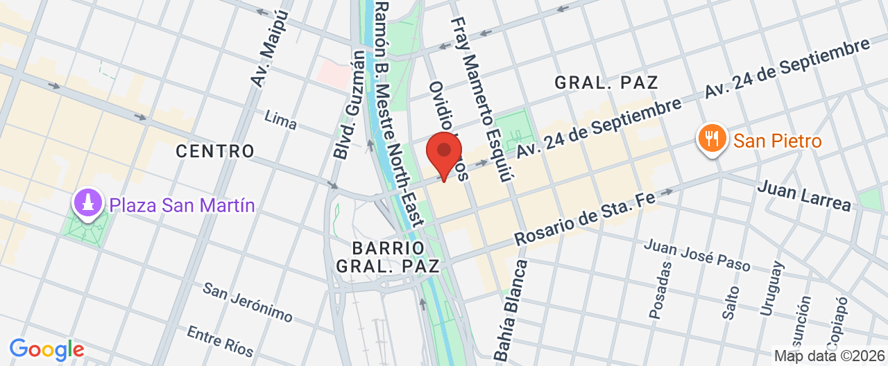 Mapa de la ubicación