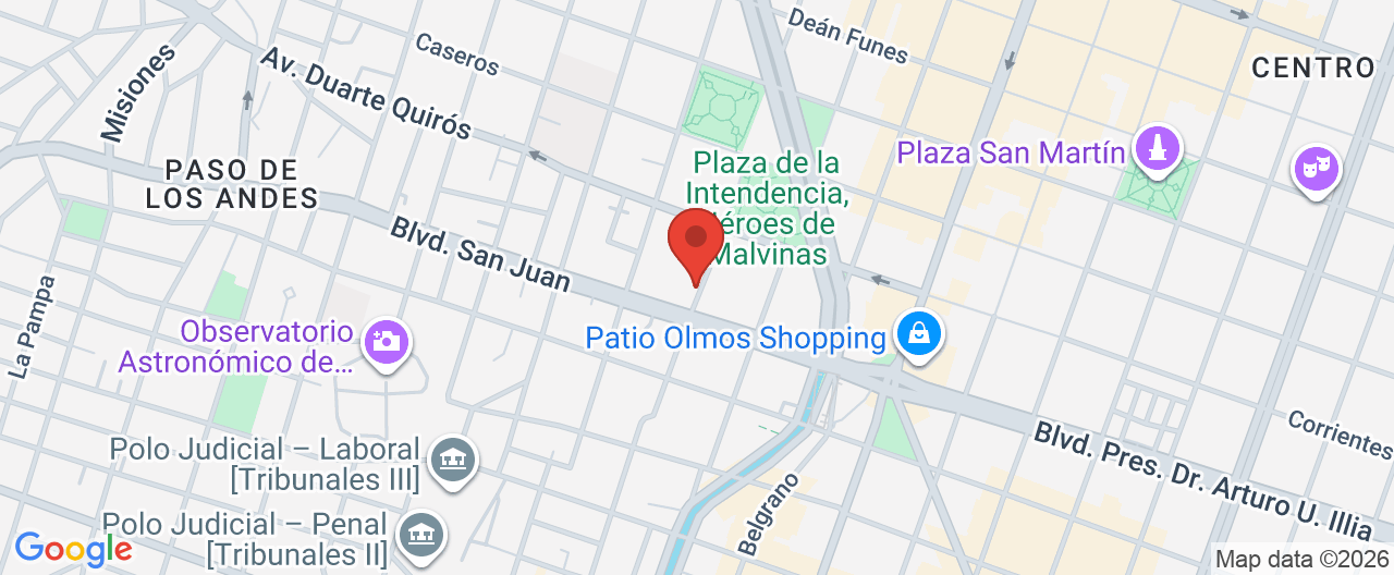 Mapa de la ubicación