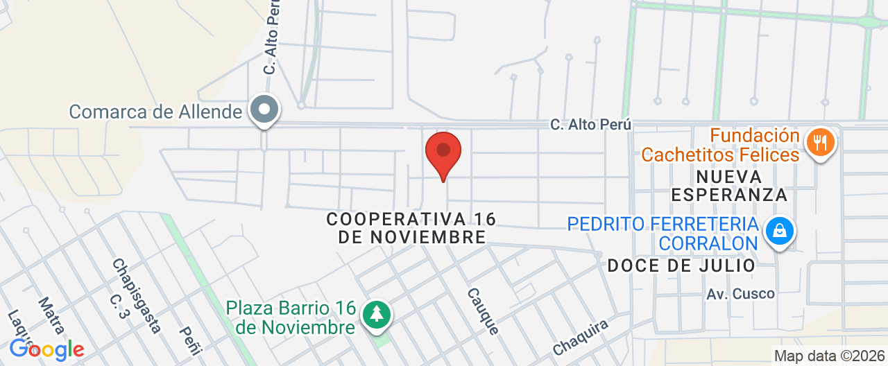 Mapa de la ubicación