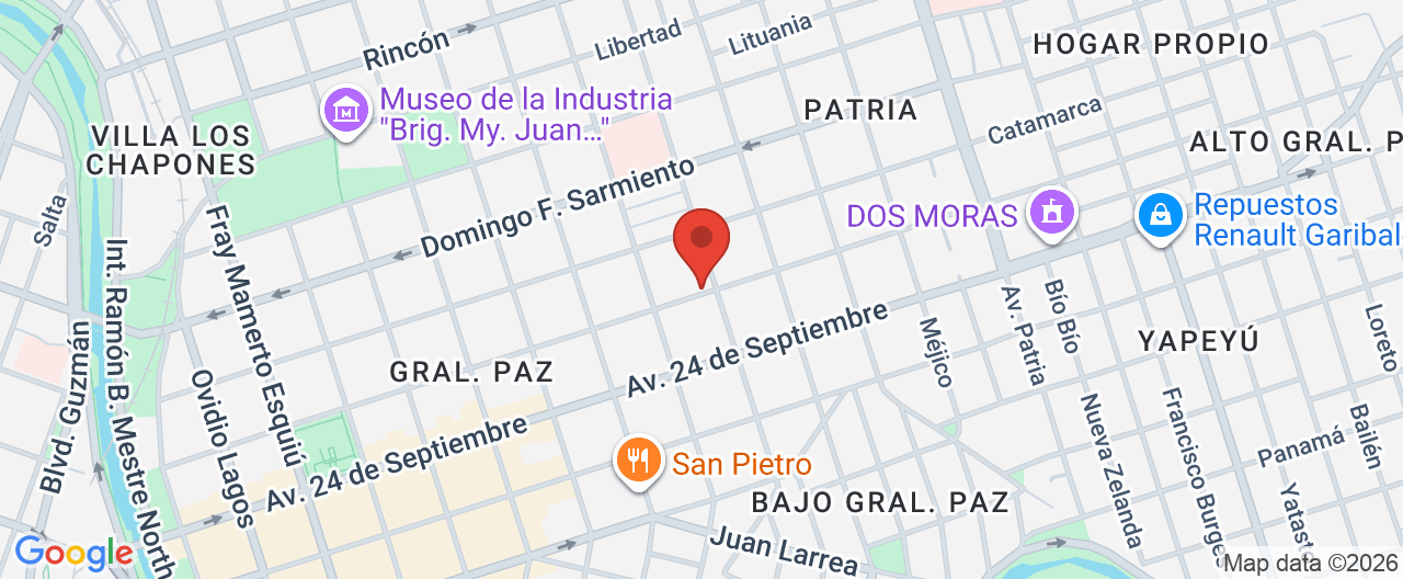 Mapa de la ubicación