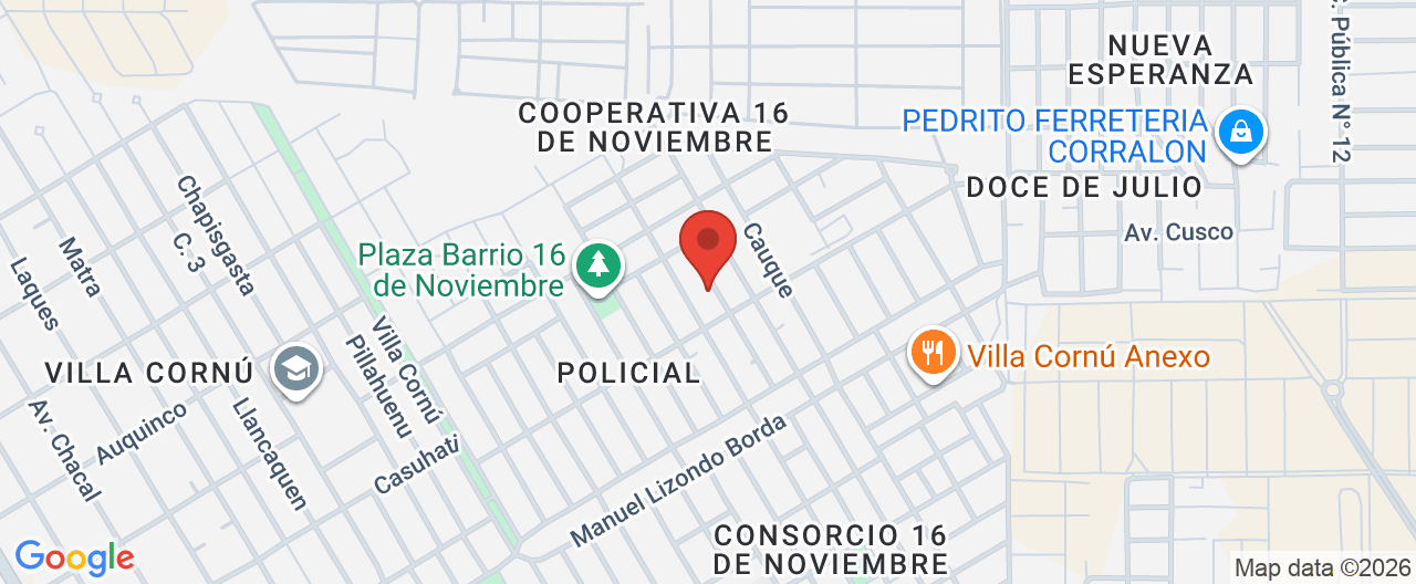 Mapa de la ubicación