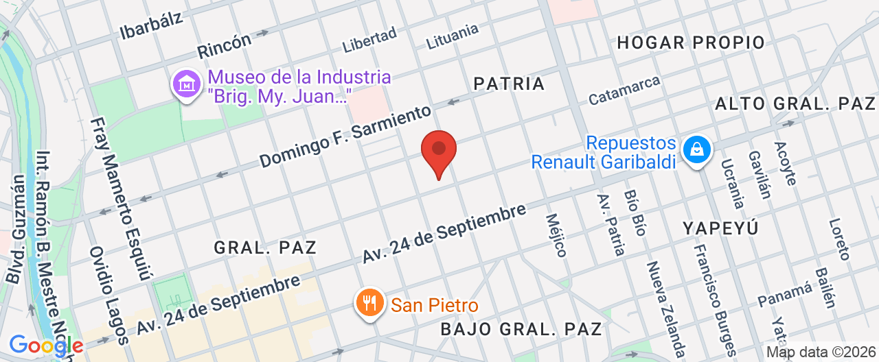 Mapa de la ubicación