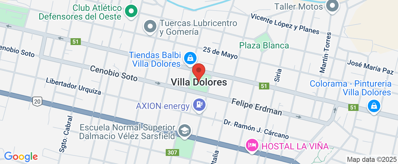 Mapa de la ubicación