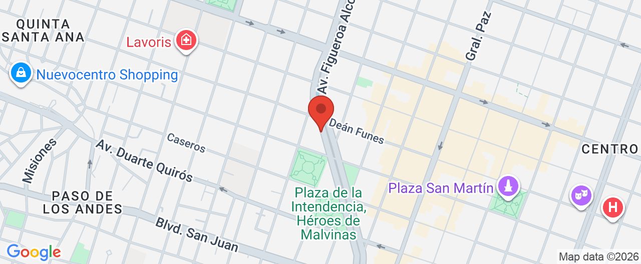 Mapa de la ubicación