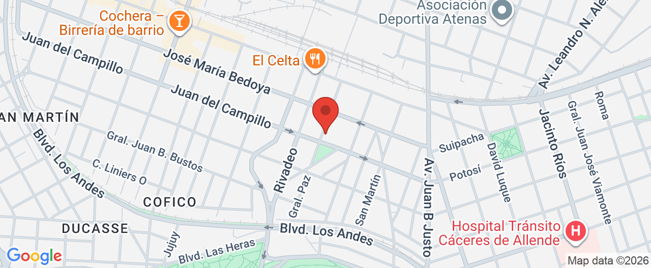 Mapa de la ubicación