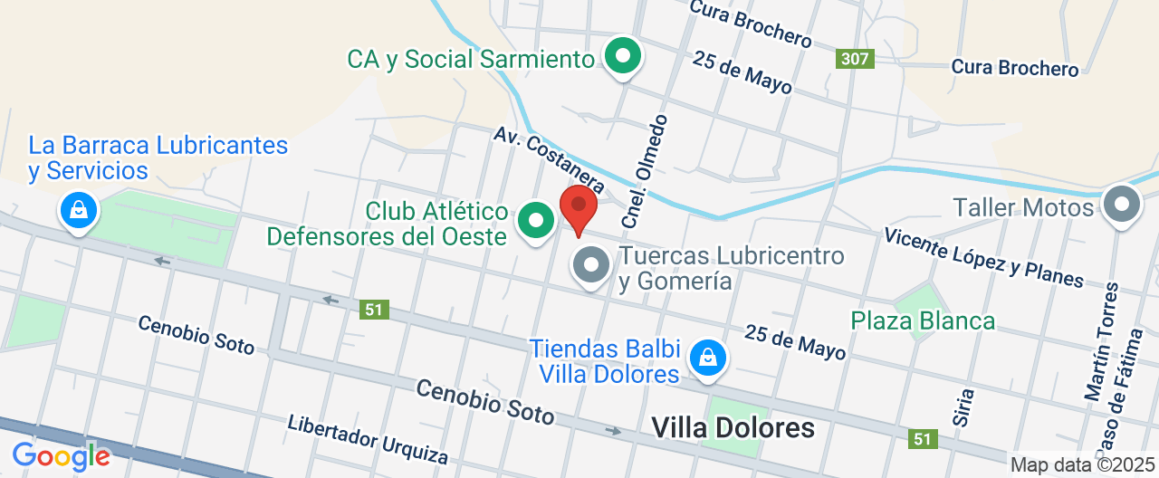 Mapa de la ubicación