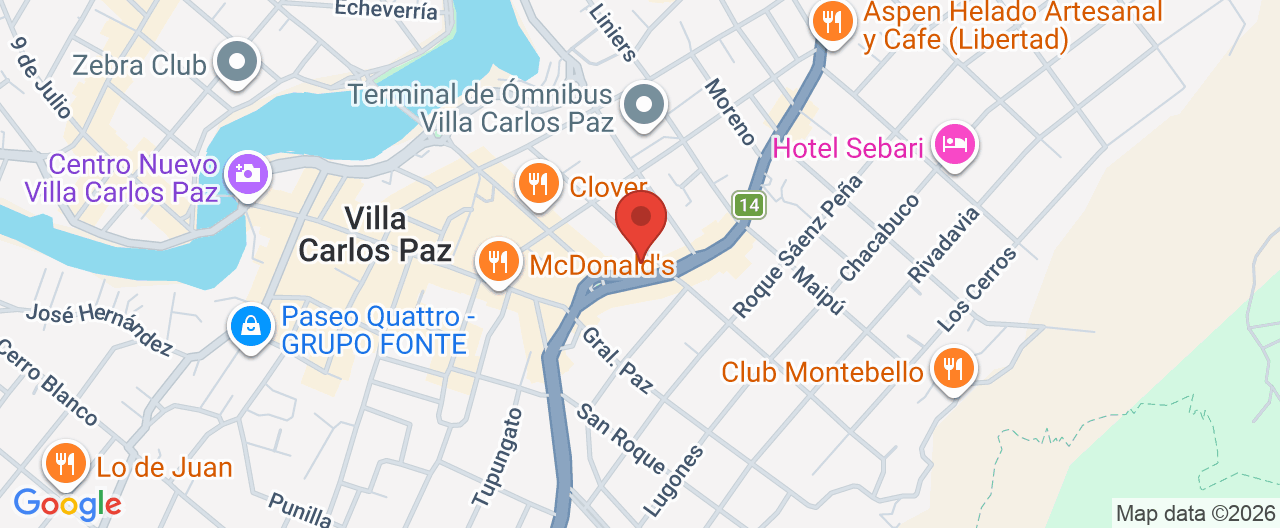Mapa de la ubicación