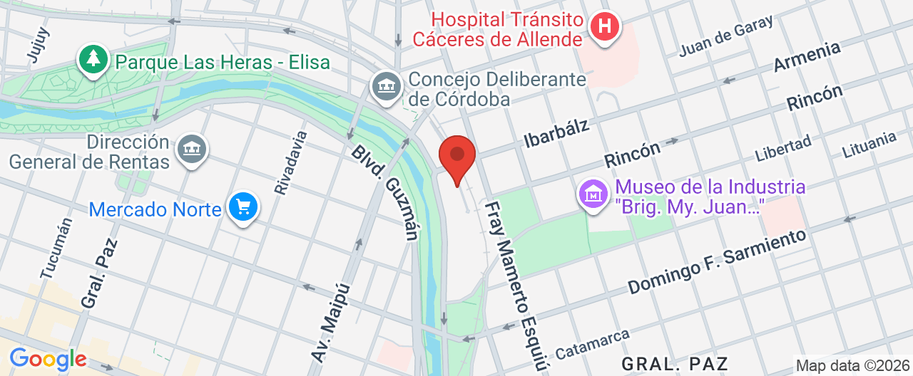 Mapa de la ubicación