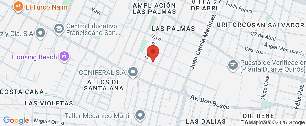 Mapa de la ubicación