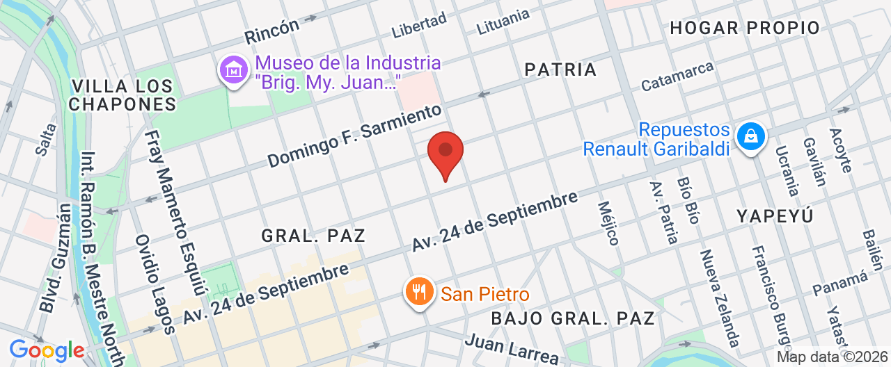 Mapa de la ubicación