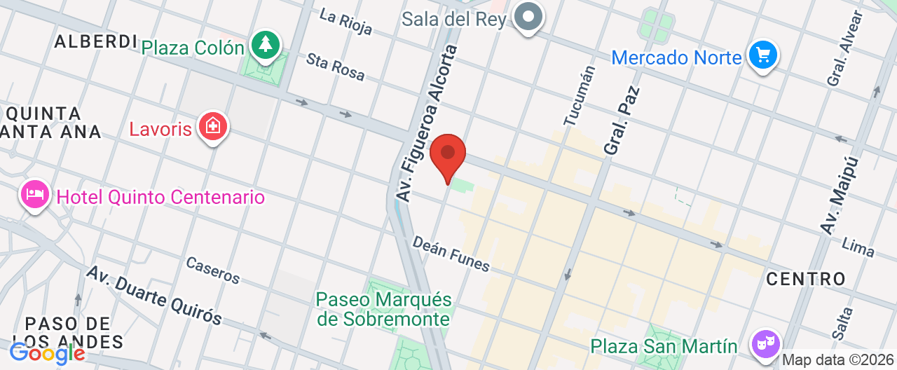 Mapa de la ubicación