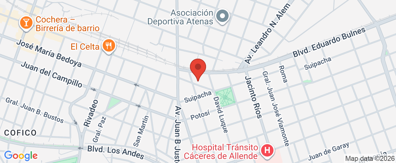 Mapa de la ubicación