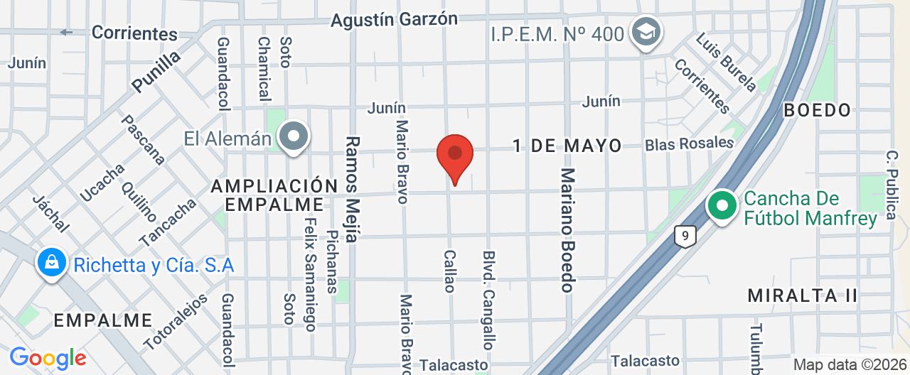 Mapa de la ubicación