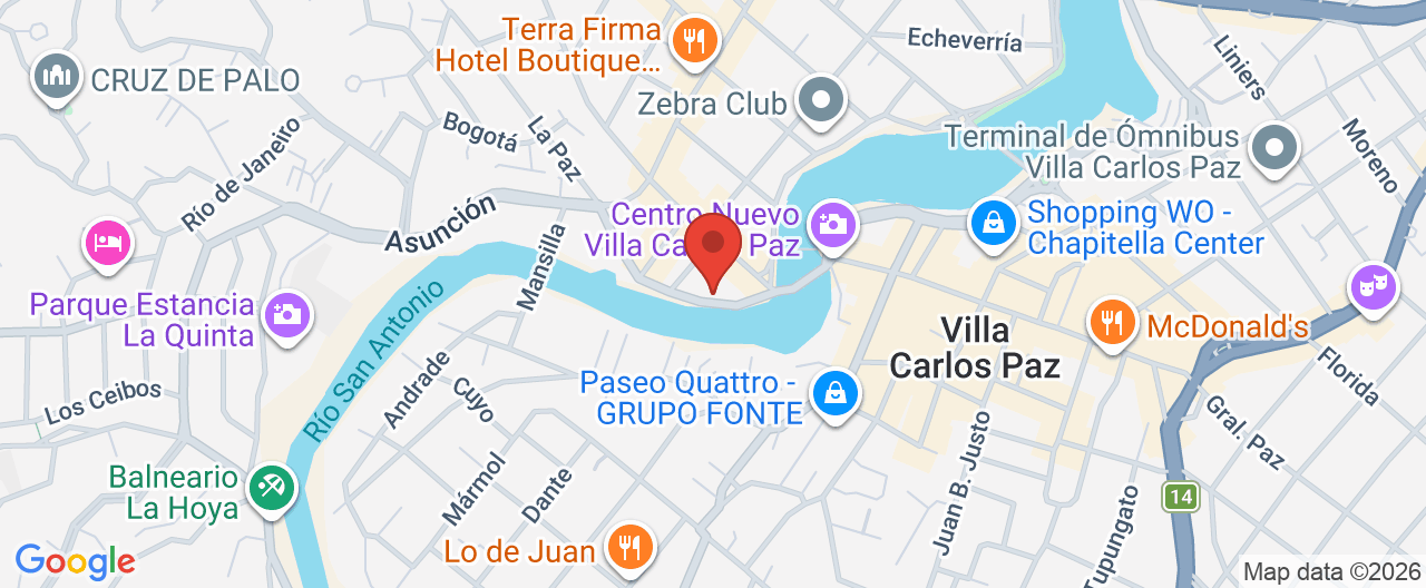Mapa de la ubicación