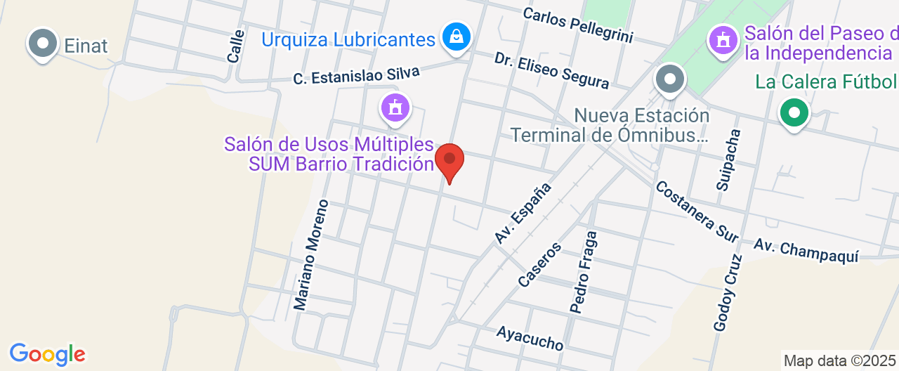 Mapa de la ubicación