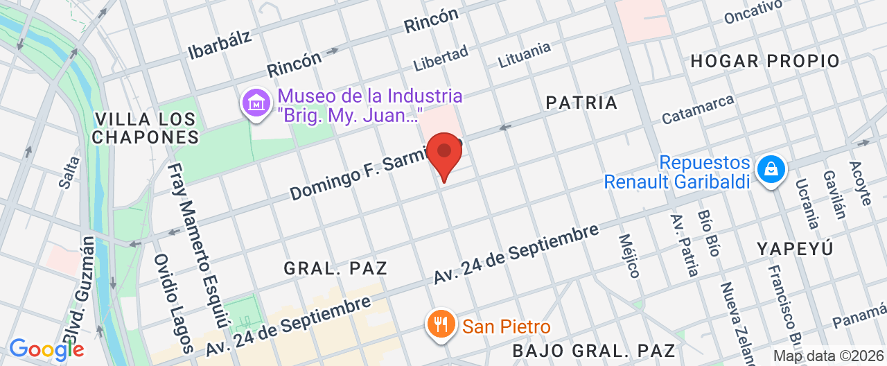 Mapa de la ubicación