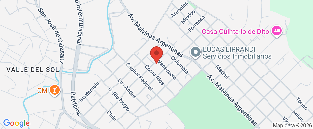 Mapa de la ubicación