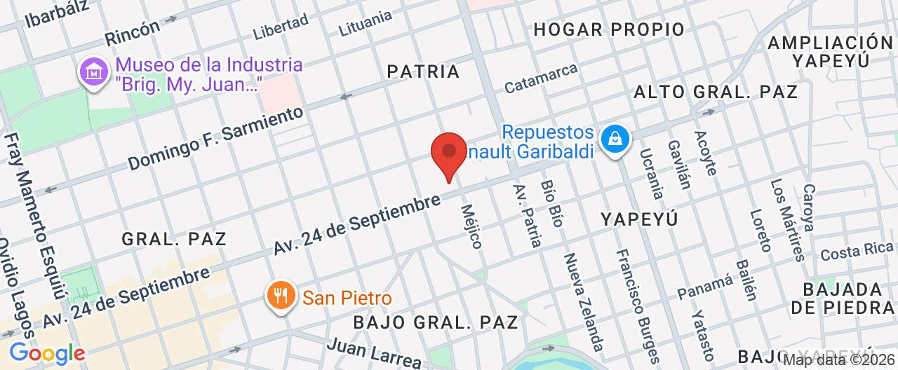 Mapa de la ubicación