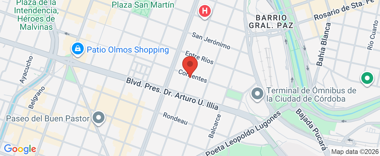 Mapa de la ubicación
