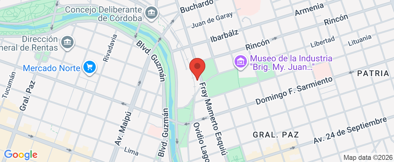 Mapa de la ubicación
