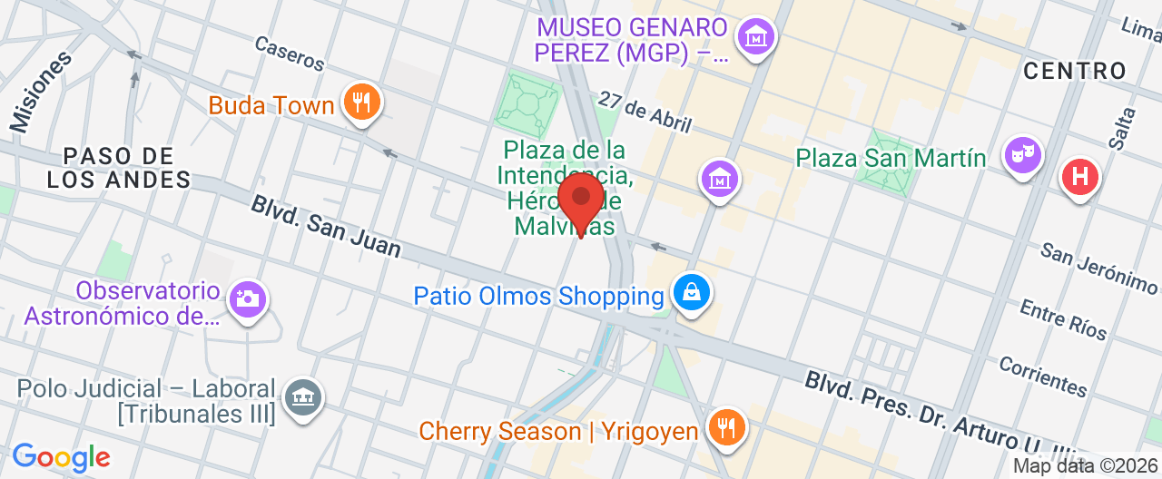 Mapa de la ubicación