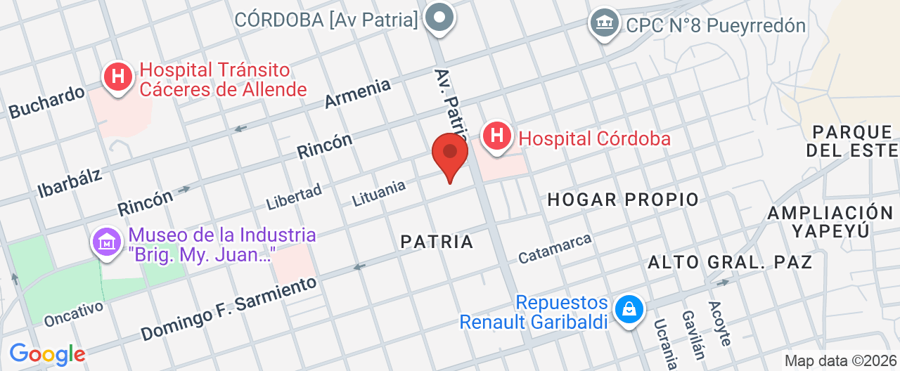 Mapa de la ubicación