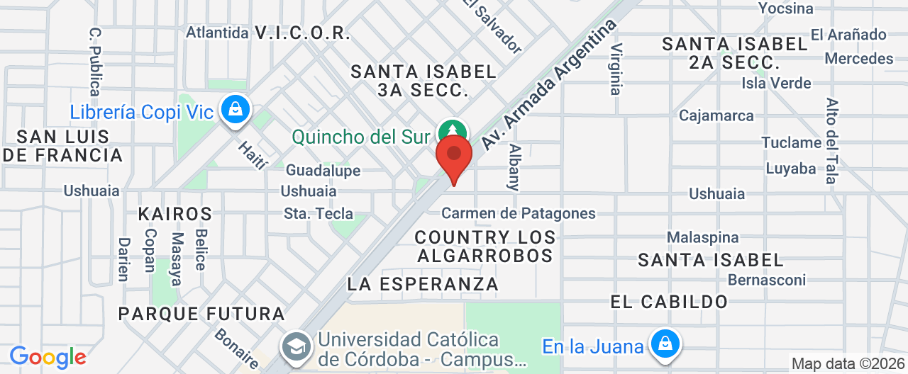 Mapa de la ubicación