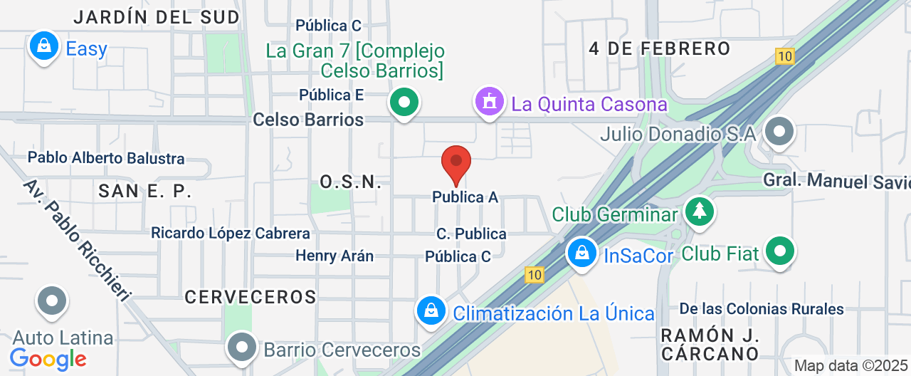 Mapa de la ubicación
