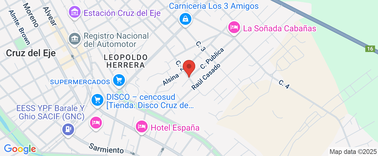 Mapa de la ubicación