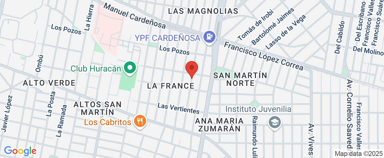Mapa de la ubicación