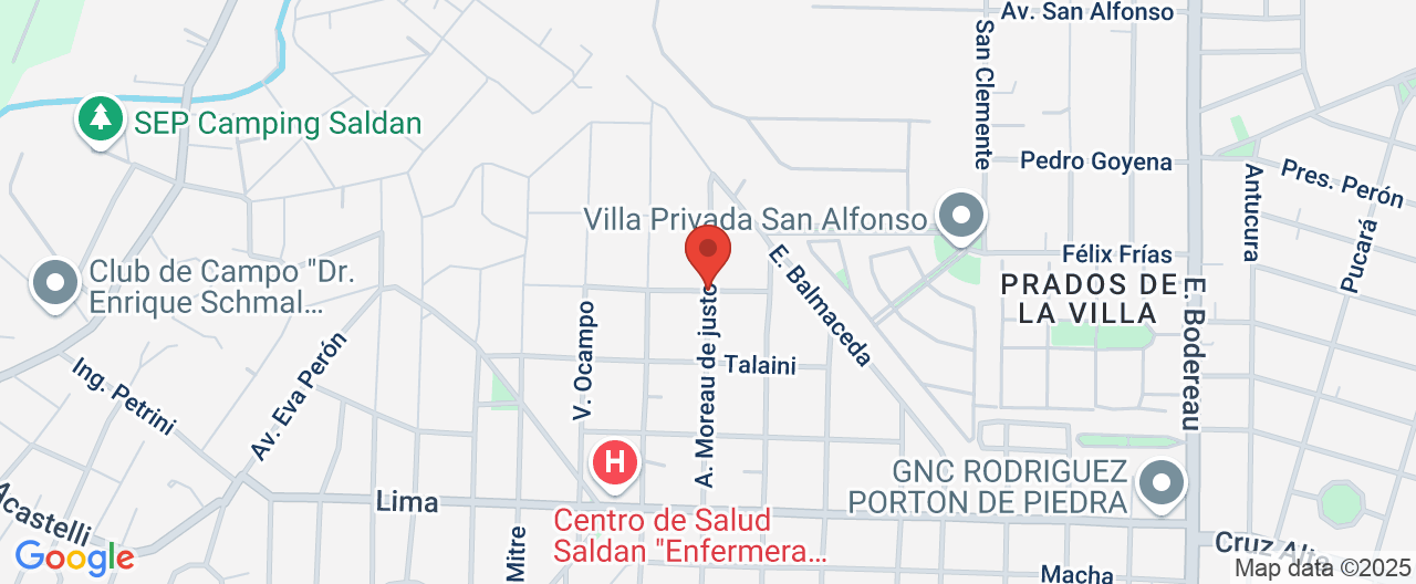 Mapa de la ubicación