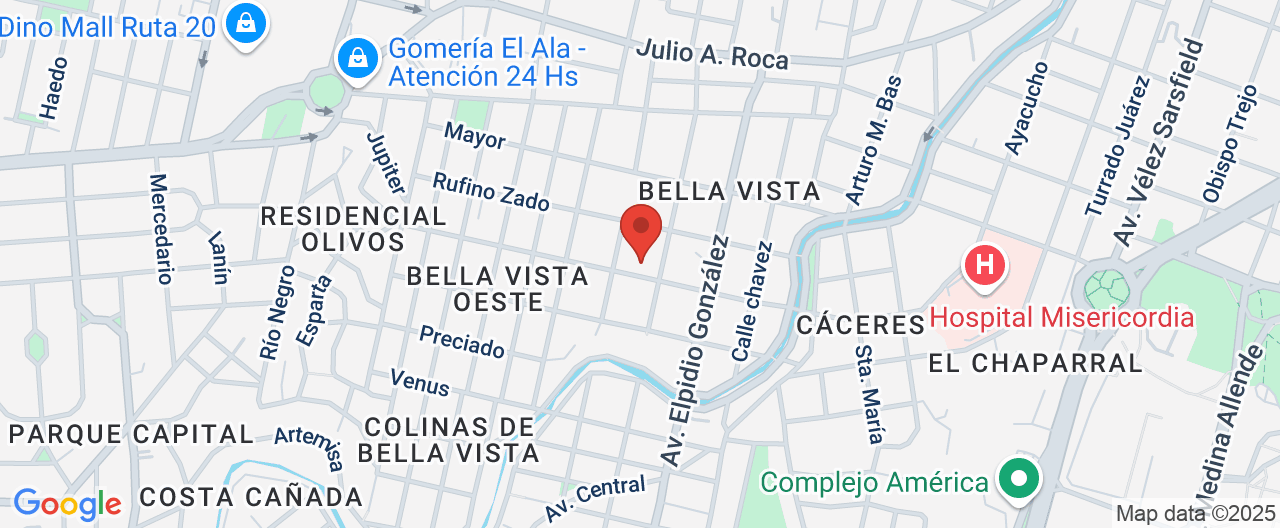 Mapa de la ubicación