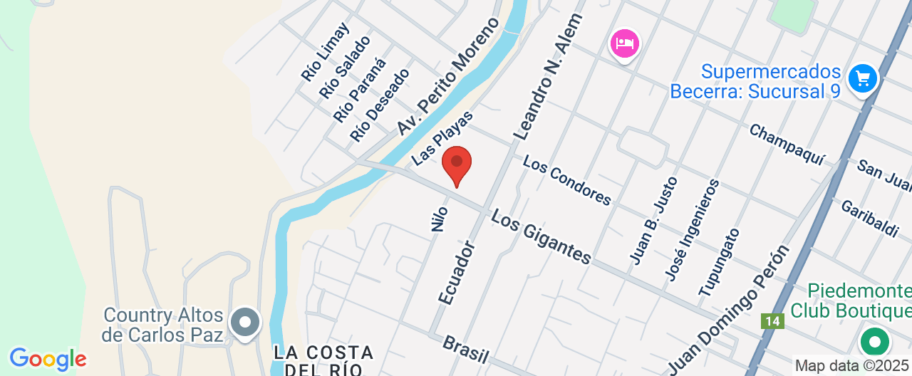 Mapa de la ubicación