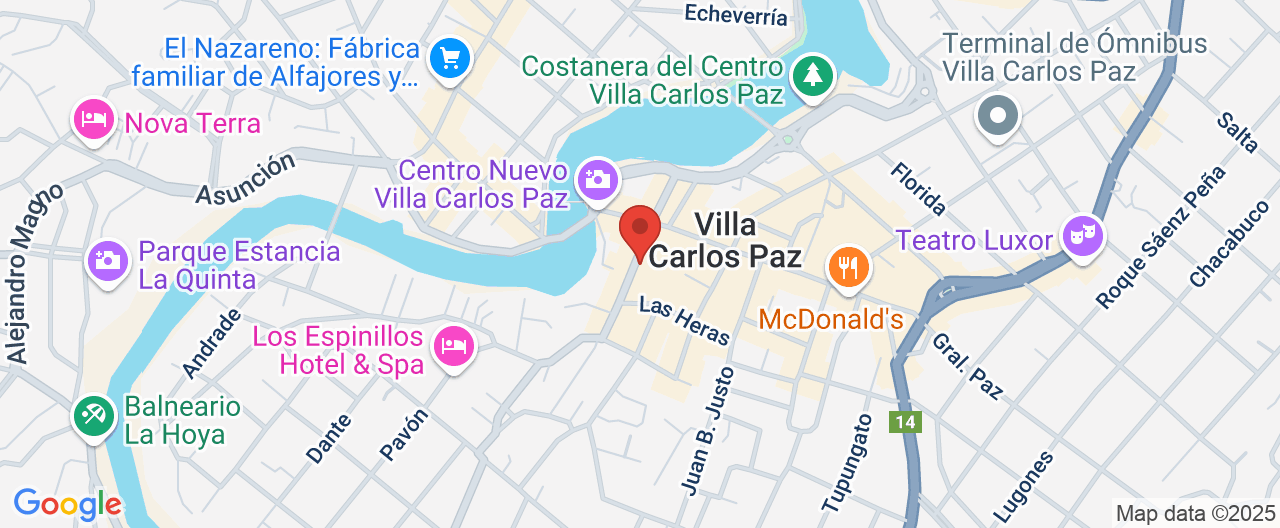 Mapa de la ubicación
