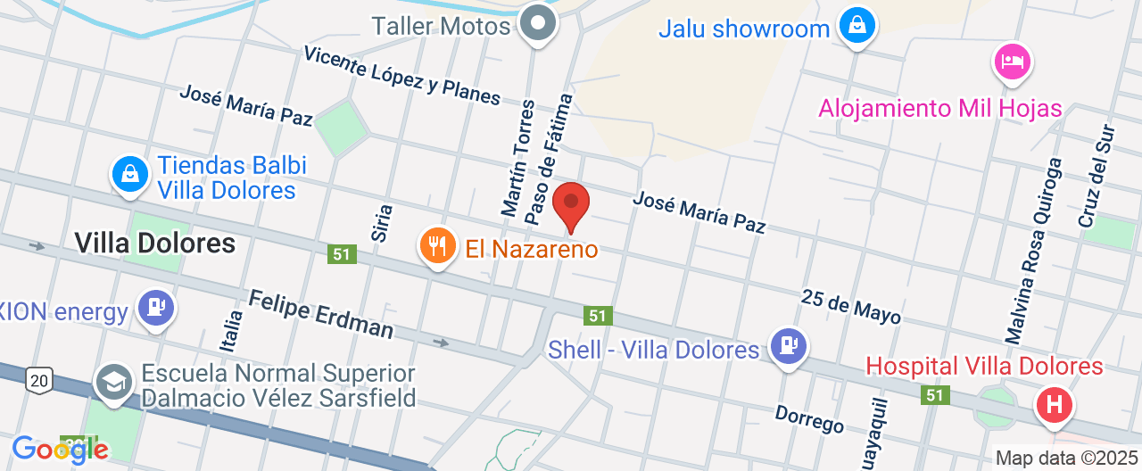 Mapa de la ubicación