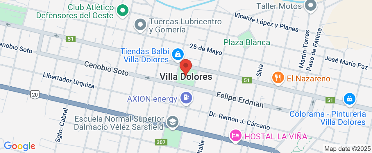 Mapa de la ubicación