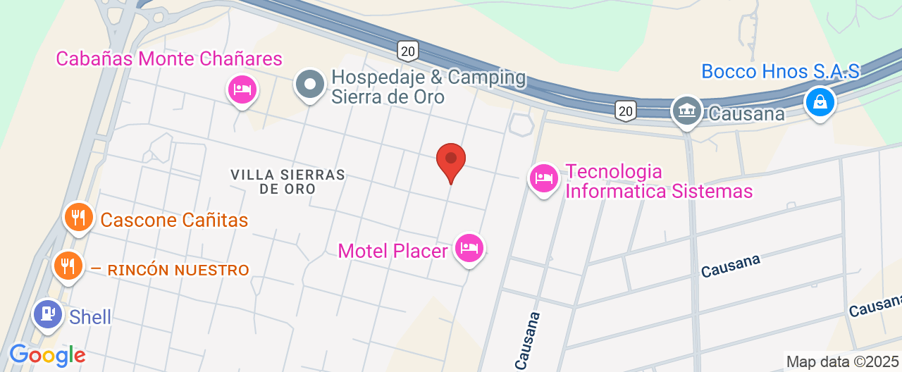 Mapa de la ubicación