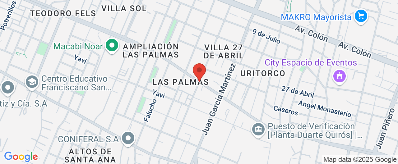 Mapa de la ubicación