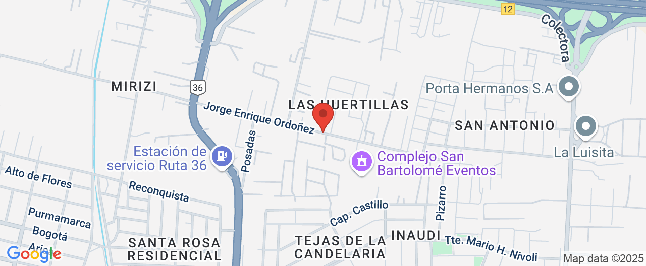 Mapa de la ubicación