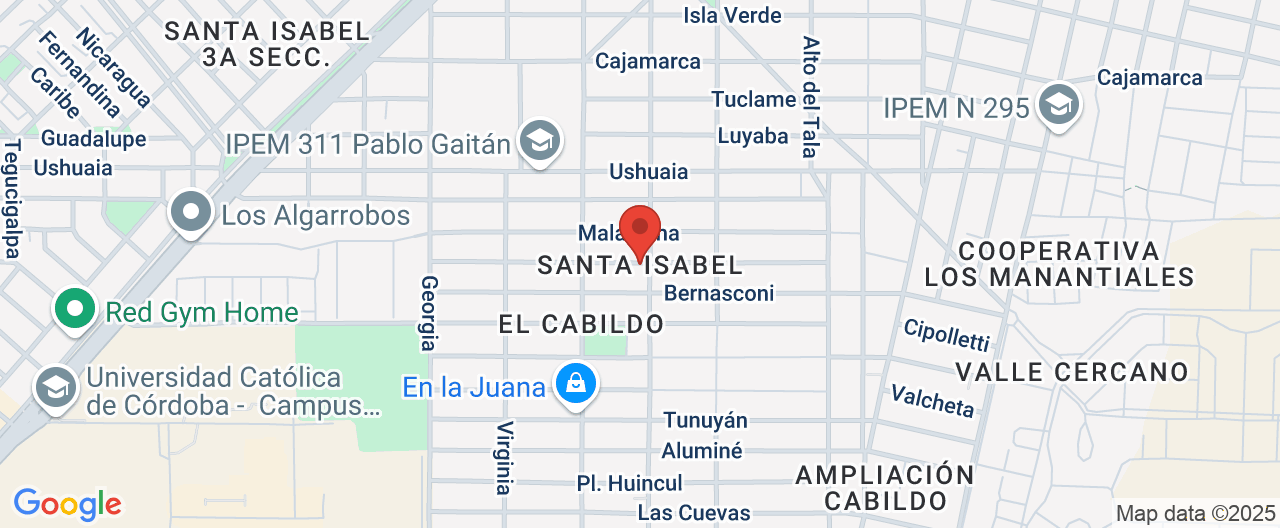 Mapa de la ubicación