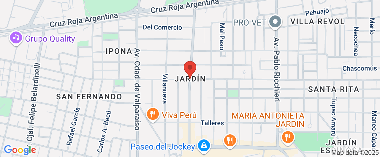 Mapa de la ubicación