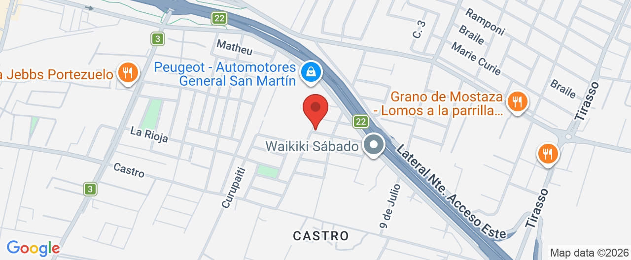 Mapa de la ubicación