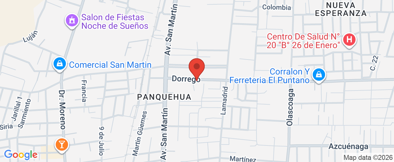 Mapa de la ubicación